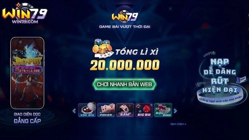 Nạp tiền win79 Nạp tiền win79 – Tận hưởng niềm vui không giới hạn tại Win79